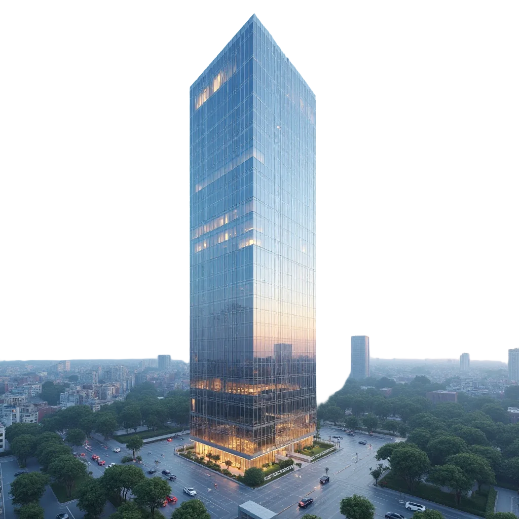 Modern Skyscraper at Dusk